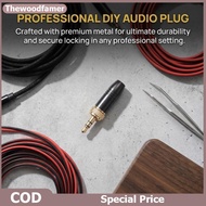 thewoodfamer 3.5mm Audio Plug M6 Female Connector Adapter for  UWP-D21 UWP-D22 Durable Ja for Audio 