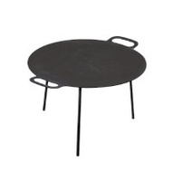 NatureHike 40cm玄鐵平底鐵板燒烤盤 (NH20SK003) | 戶外野餐露營燒烤架 - 圓形