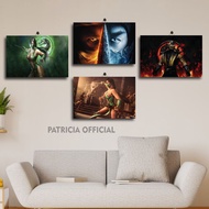 21-40 MORTAL COMBAT PLAYER WALL DISPLAY 20X30 KD2LP/9BC2K MORTAL COMBAT GAME WALL DECORATION/ WALL Q