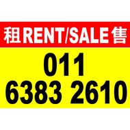 [SHIP OUT 24HOURS] RENT BANNER / SEWA JUAL BANNER / HOUSE FOR RENT HANGING BANNER HIGH QUALITY PRINT