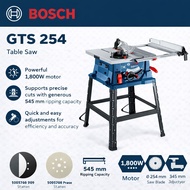 [ BOSCH ] (GTS254) Table Saw | 1800W | 545mm Rip Capacity | 254mm Blade
