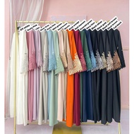 ABAYA ALA MEKAH ABAYA SULAM UMRAH BLACK LILAC BRICK ORANGE MINT GREEN NAVY BLUE