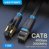 Vention สายแลน Cat8 Ethernet Cable RJ45 40Gbps 2000Mhz สายแลนเน็ต Super Speed สายแลน สําหรับแล็ปท็อป