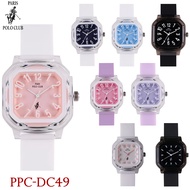 Paris Polo Club นาฬิกาข้อมือผู้หญิง สายซิลิโคน รุ่น  PPC-DC49A / PPC-DC49B