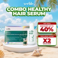 VERBLE Combo Healthy Hair Serum Hair Growth Serum + Dandruff Shampoo