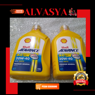 Oli Shell 1 Liter Advance Original Oli Shell AX5 Cocok Untuk Motor Sport 4 TAK High Quality