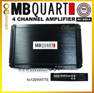MB Quart 4 Channel Car Amplifier Full Range Class D Amplifier M3-900.4 Power Amp 4Ch