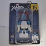 MEDICOM TOY - BE@RBRICK Marvel X-MEN 快樂賞 No.15 魔形女 妖后 Mystique [平行進口]