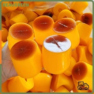 BEAUGREEN Caramel Pudding Squeezing Ball Shell, Soft Realistic Pudding Shaped DIY Empty Pudding Shel