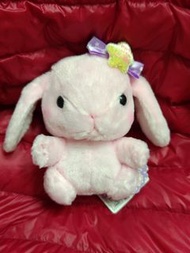 AMUSE POTE USA LOPPY 粉紅 垂耳兔 公仔