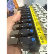 [Likenew]Pneumatic valve 7V130-06 / 7v110-06 - 5/3 24VDC air valve reversing cylinder, stop accordin
