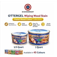 OTTERGEL Wiping Wood Stain - Pastel Wood Colour Collections 1/3 Quart / 1 Quart