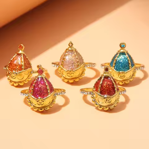 Puella Magi Madoka Magica Ring Kaname Madoka Akemi Homura Tomoe Mami Soul Gem Ring cosplay Prop