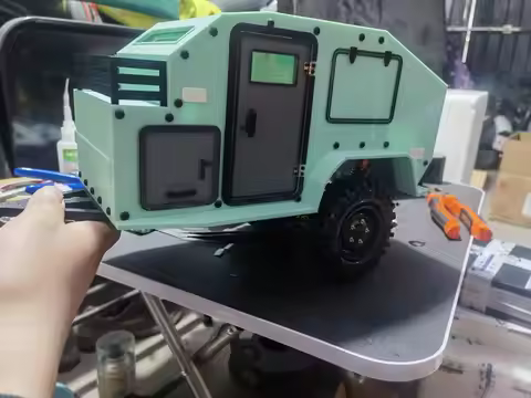 1/10/12 Off Road Truck Trailer Dragging FMS Mashigan LC80 FJ40 FJ45 Hilux FJ Crusier LC79 LC70 TF2 T
