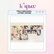 STRAY KIDS SAUNA LOTTERY STICKER