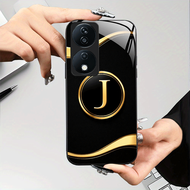 TEMU Phone Case: Golden And - Pattern White Light Glass Phone Case, Light Luxury High-end Feel, Suit