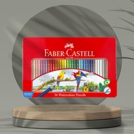 Faber-Castell 紅色系 水性色鉛筆36色/鐵盒(原廠正貨)