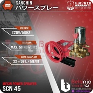 Baru SANCHIN Mesin Steam Cuci SCN 45 Sprayer SCN45 Elektro Dinamo 5 Hp