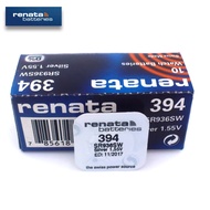 Velashop ถ่านนาฬิกา ถ่านกระดุม Renata 394 (SR936SW) Watch batteries Silver Oxide 1.55V (SWISS MADE) 
