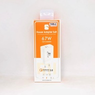 XIAUMII 67W MICRO TYPE C FAST CHARGING TRAVEL CHARGER [RAG]