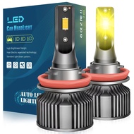 H4 H7 H1 LED Headlight Bulb 12V Car Headlamp 6000K White 3000K Golden Yellow Fit for PSX26W 5202 900