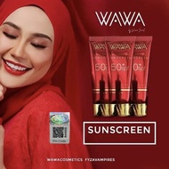 Wawa Sunscreen Original Sunscreen Wawa Zainal Spf50+ Face Sunscreen Spf50+ Sunscreen Face Suncreen W