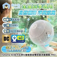 Yohome 4D全方位淨化智能語音雙控直流循環扇 PRO (HTS-F191-02)｜座地風扇｜循環風扇｜對流扇｜空氣循環扇