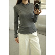 MTG plaid shirt with high collar 2cm 91368