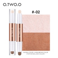 O.TWO.O Highlight Contour Stick Foundation Stick Natural Face Makeup With Sponge Puff