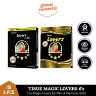 Tissue Lovers For Man isi 6 Sachet | Sutra Tisu Plus isi 3's | Magic Tissue Tisu Magic Super Magic