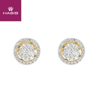HABIB Diamond Earring in 375/9K Yellow Gold 457010622(YG)