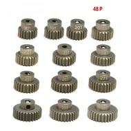 Aluminum Alloy 48P 18T 19T 20T 21T 22T 23T 24T 25T 26T 27T 28T 29T 30T Pinion Motor Gear for 1/10 RC