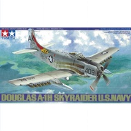 Tamiya 61058 1/48 Scale Model Aircraft Kit U.S.Navy Douglas A-1H Skyraider