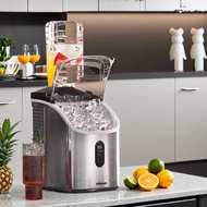 HICON Home Premium Compact Ice Machine 20KG Automatic Square Ice Cubes