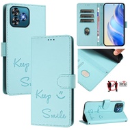 most welcomed Smile Embossing RFID Leather Phone Case For Oukitel C59 / C59 Pro/Oukitel C53/Oukitel 