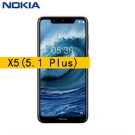 สำหรับ Nokia 5.1 Plus Nokia X5สมาร์ทโฟน5.86 Nches 13MP Mediatek MT6771 Helio P60ลายนิ้วมือ Android สมาร์ทโฟน