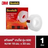 3M™ Scotch® สก๊อตช์ เทปใส สำหรับใช้งานทั่วไป ขนาด 18 มม. x 33 มม.
