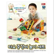 可超取🇰🇷韓國境內版 小巴士 tayo 工地現場 (內附一臺車) 玩具遊戲組