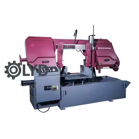 CIF Price GB4240X60DII Automatic Metal Band Saw Machine 600mm Max Cutting Capacity Adjustable Cuttin