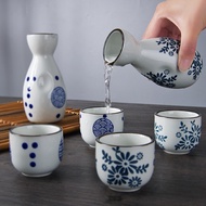 Creative Retro White Wine Glass Ceramic Sake Glass Wine Set Wine Cup Chinese White Wine Pot Ancient 