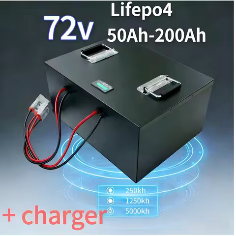 Top-Tier LiFePO4 72V Batteries (50Ah/60Ah/70Ah/80Ah/100Ah/150Ah/180Ah/200Ah) – Custom Engineered for