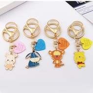 GANTUNGAN Bag Keychain Tigger Eeyore Piglet Aesthetic Souvenir Gift Accessories