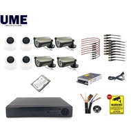 5.0MP 8CH AHD High Quality IR CCTV DVR Camera 5MP Package Kit Dome Bullet 852G / 952G UME