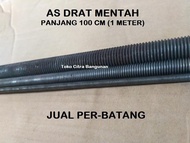 as drat baut ulir m 10 mm panjang 100 cm panjang 1 meter