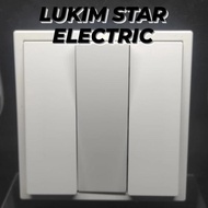 TRIPLE SIMON I7 WHITE SWITCH SIMON i7 3 GANG 701031N WHITE CAN GOSEND