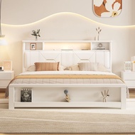 【SG⭐SALES】Storage Bed Frame Solid Wood Bed Frame Bed Frame With Mattress Queen and King Size