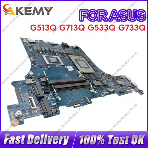 6050A3250201 G513Q Laptop Motherboard For ASUS ROG Strix G15 G513QM G513QS G513QR Mainboard With R5 