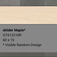 Roman Granit motif kayu dAlder Maple uk 60x15