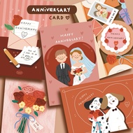 Anniversary card/postcard Love card Gift