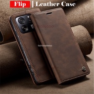 Flip Matte Leather Phone Case For Xiaomi 13T pro 13 T 13tpro Xiaomi13t pro Xiaomi13tpro 2023 Card Slot Wallet Bracket Magnetic Casing Shockproof Back Cover